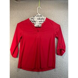 Agenda Women's Top Size 1X Long Sleeve